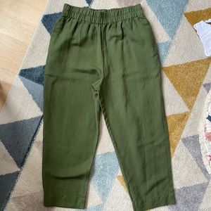 Madewell Huston Pull-On Cropped Pant NWT